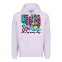 Lilac lash tech mode all day every day Premium Hoodie - texasbilliewilder