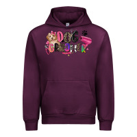 Mauve Wine dog groomer Urban Hoodie - Zillion Design Studio