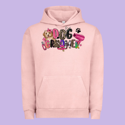 Dog Groomer Urban Hoodie Designed By Zillion Design Studio