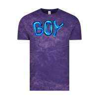 Cloud Purple Balloon Boy Vintage Tee - Artiststas