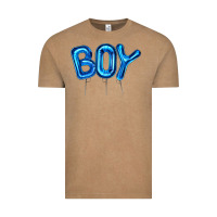 Vintage Coffee Balloon Boy Vintage Tee - Artiststas