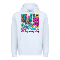 White lash tech mode all day every day Premium Hoodie - texasbilliewilder