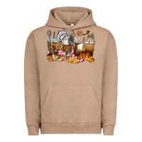 Pigment Burro bakery coffee cups Urban Hoodie - texasbilliewilder