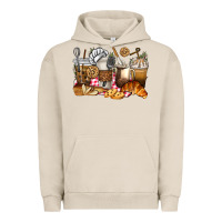Pigment French Oak bakery coffee cups Urban Hoodie - texasbilliewilder