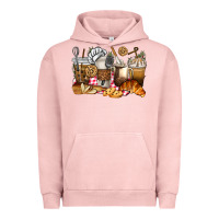 Pigment Salmon bakery coffee cups Urban Hoodie - texasbilliewilder