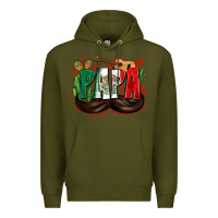 Army Green papa mexico Premium Hoodie - Zillion Design Studio