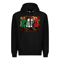 Black papa mexico Premium Hoodie - Zillion Design Studio