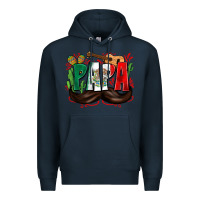 Navy papa mexico Premium Hoodie - Zillion Design Studio