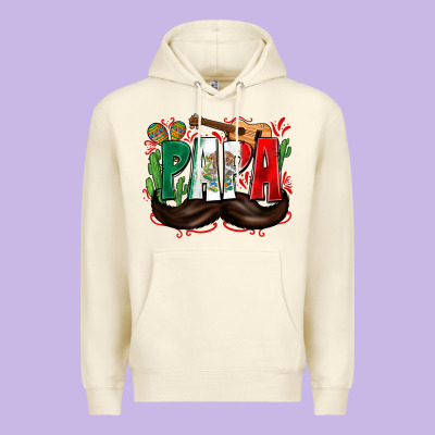 Papa Mexico Premium Hoodie Designed By Zillion Design Studio