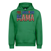 Emerald all american mama zillion Urban Hoodie - Zillion Design Studio