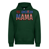 Forest Green all american mama zillion Urban Hoodie - Zillion Design Studio