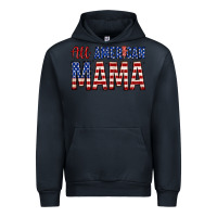 Navy all american mama zillion Urban Hoodie - Zillion Design Studio