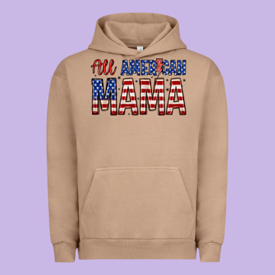 All American Mama Zillion Urban Hoodie Designed By Zillion Design Studio