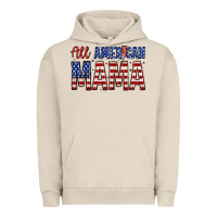 Pigment French Oak all american mama zillion Urban Hoodie - Zillion Design Studio