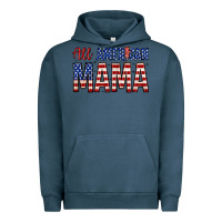 Pigment Midnight Navy all american mama zillion Urban Hoodie - Zillion Design Studio