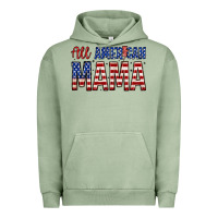 Pigment Oil Green all american mama zillion Urban Hoodie - Zillion Design Studio
