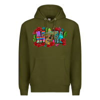 Army Green mom mexico Premium Hoodie - Zillion Design Studio