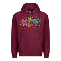 Burgundy mom mexico Premium Hoodie - Zillion Design Studio