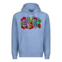 Colony Blue mom mexico Premium Hoodie - Zillion Design Studio