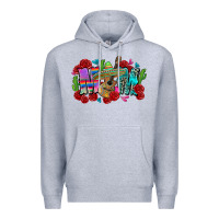 Heather Grey mom mexico Premium Hoodie - Zillion Design Studio