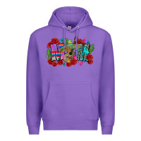Purple mom mexico Premium Hoodie - Zillion Design Studio