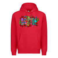 Red mom mexico Premium Hoodie - Zillion Design Studio