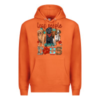 Carrot less people more dogs Premium Hoodie - texasbilliewilder