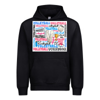 Foreset Green volleyball Urban Hoodie - Zillion Design Studio