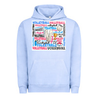 Pigment Grape Ice volleyball Urban Hoodie - Zillion Design Studio