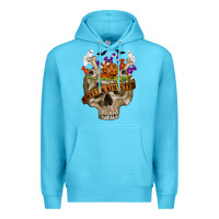 Ocean Blue sweet & sinister Premium Hoodie - RanaPortraitStore