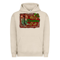 Pigment French Oak Merry Christmas Y'all Boots Urban Hoodie - RanaPortraitStore