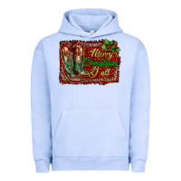 Pigment Grape Ice Merry Christmas Y'all Boots Urban Hoodie - RanaPortraitStore