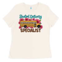 Bone student delivery specialist school bus Ladies Tee - Artiststas
