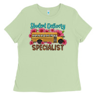 Matcha student delivery specialist school bus Ladies Tee - Artiststas