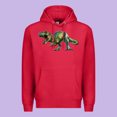 T Rex Dinosaur Premium Hoodie Designed By Ranaportraitstore