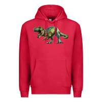 Cardinal t rex dinosaur Premium Hoodie - RanaPortraitStore