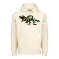 Sandshell t rex dinosaur Premium Hoodie - RanaPortraitStore