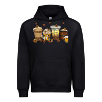 Black beer coffee cups Urban Hoodie - texasbilliewilder