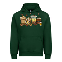 Forest Green beer coffee cups Urban Hoodie - texasbilliewilder