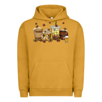 Pigment Peanut Butter beer coffee cups Urban Hoodie - texasbilliewilder