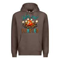 Coffee lets get toasted Premium Hoodie - texasbilliewilder