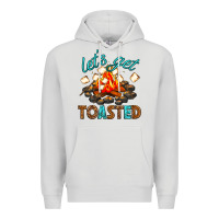 Dove Grey lets get toasted Premium Hoodie - texasbilliewilder