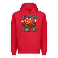 Red lets get toasted Premium Hoodie - texasbilliewilder