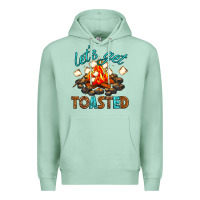 Seafoam lets get toasted Premium Hoodie - texasbilliewilder