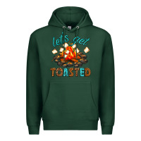 Sports Green lets get toasted Premium Hoodie - texasbilliewilder