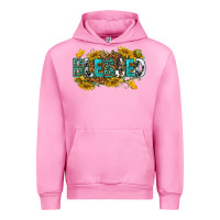 Fuchsia Pink blessed Urban Hoodie - texasbilliewilder