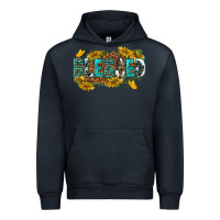 Navy blessed Urban Hoodie - texasbilliewilder