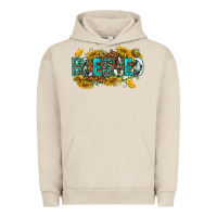Pigment French Oak blessed Urban Hoodie - texasbilliewilder