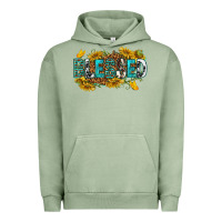 Pigment Oil Green blessed Urban Hoodie - texasbilliewilder