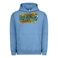 Pigment Pebble Blue blessed Urban Hoodie - texasbilliewilder